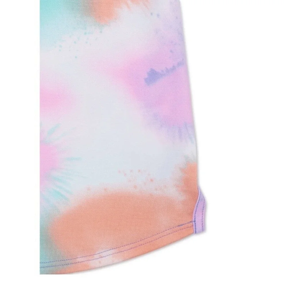 Athletic Works Girls Active Short Sleeve Tee Small 6-6X New with Tags Color Run